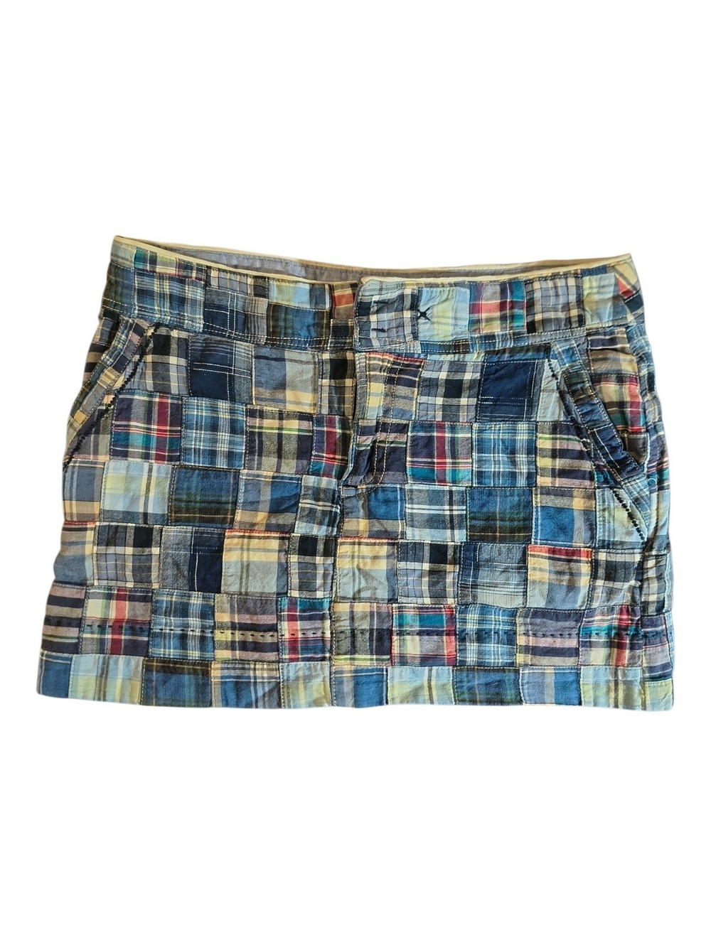 AE Y2K Plaid Micro Mini Skirt - 0